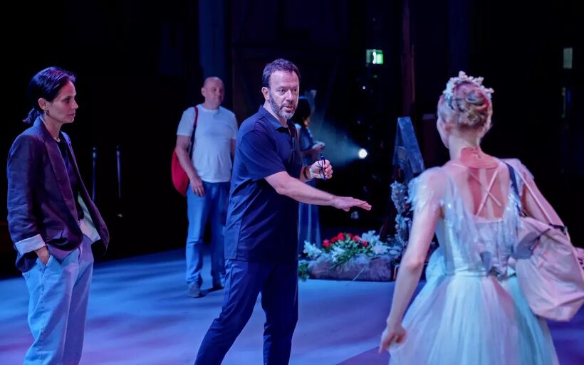 Alexei Ratmansky at the rehearsal Giselle. Photo: Altin Kaftira.